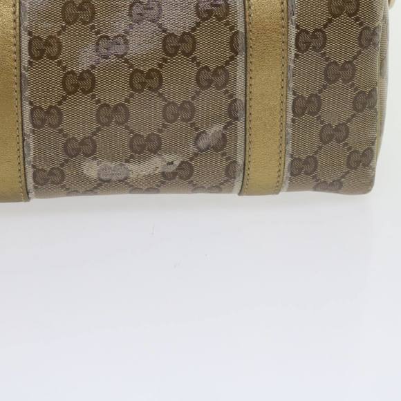 GUCCI GG Crystal Hand Bag Gold 193604 Auth 60877 - Picture 3 of 16